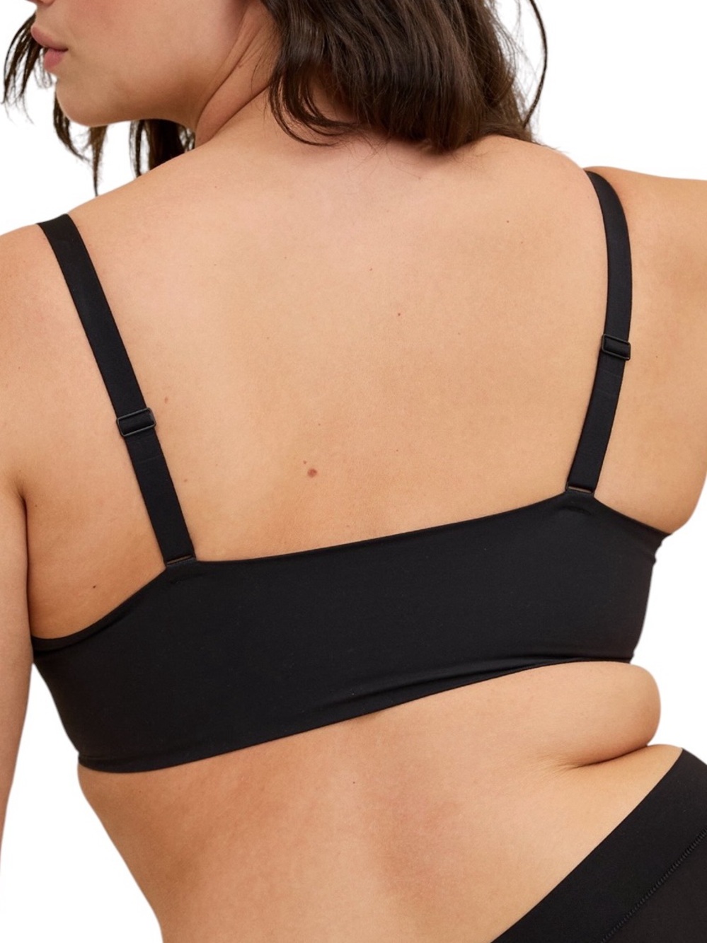 SMOOTHEZ Pull On Push Up Bra in Black Size 38DD NWOT - Picture 5 of 10